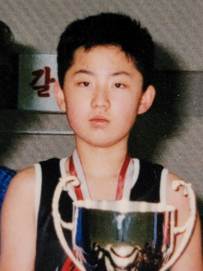 북한 김정은 국무위원장의 10대 시절 사진