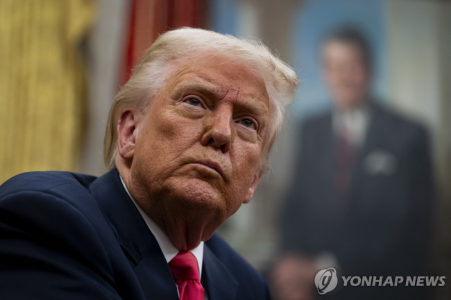도널드 트럼프 미국 대통령
