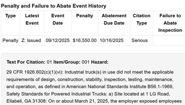 현대차-LG엔솔 배터리 공장 '중대한 위반'