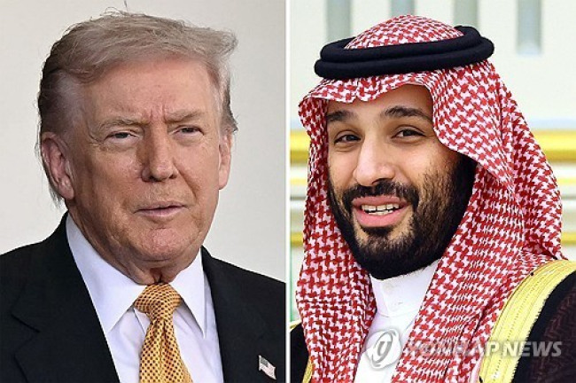 트럼프 대통령과 빈살만 왕세자 