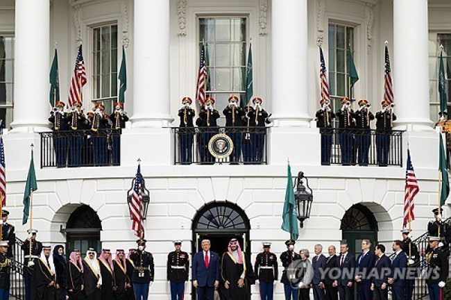 빈살만 왕세자 환영식 개최 