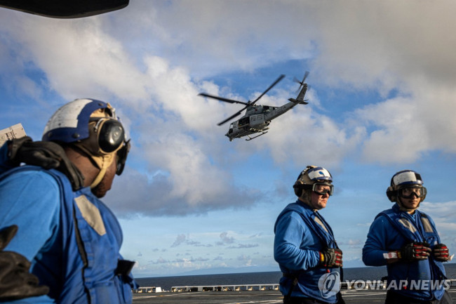 카리브해에 미 군사력 집결