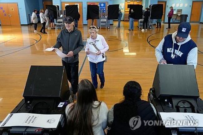 미 뉴저지주 선거 투표소 (2025년 11월)